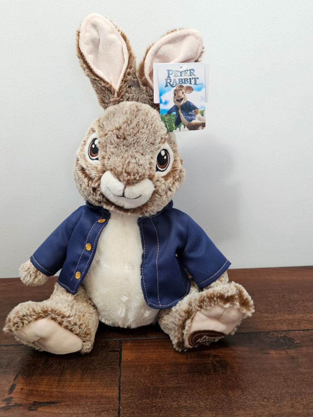 Peter Rabbit Plush Toy with Blue Jacket 12-inch